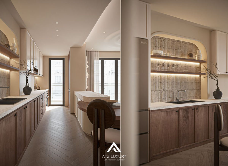 chung cư phong cách Wabi Sabi