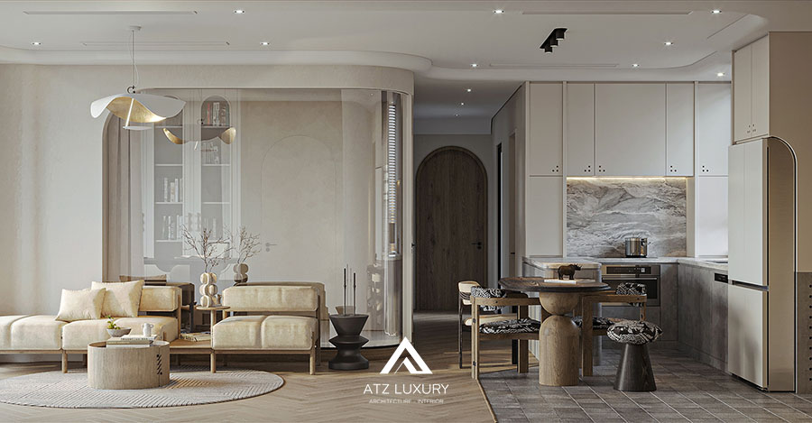 mẫu chung cư Wabi Sabi