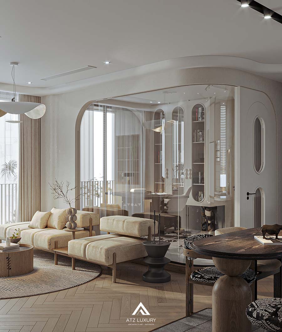 mẫu chung cư Wabi Sabi