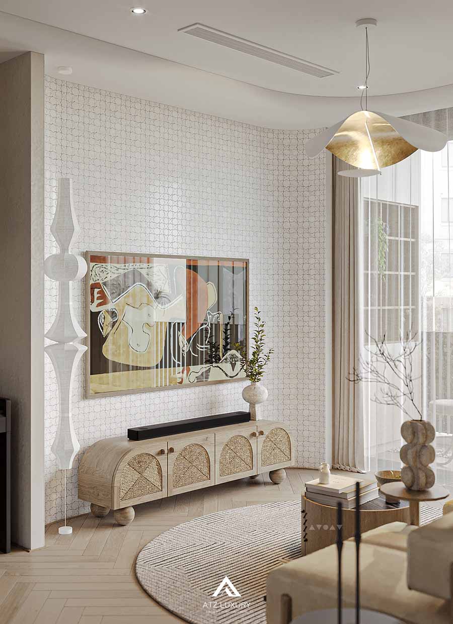 mẫu chung cư Wabi Sabi