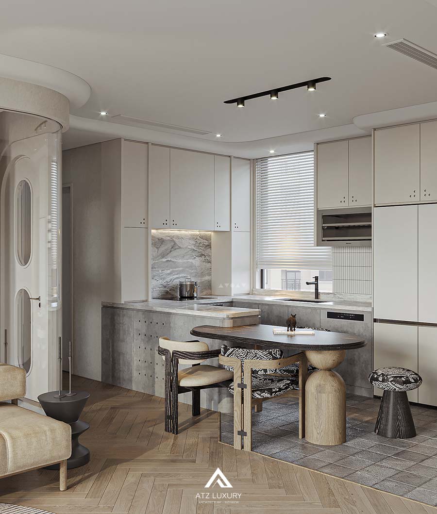 mẫu chung cư Wabi Sabi