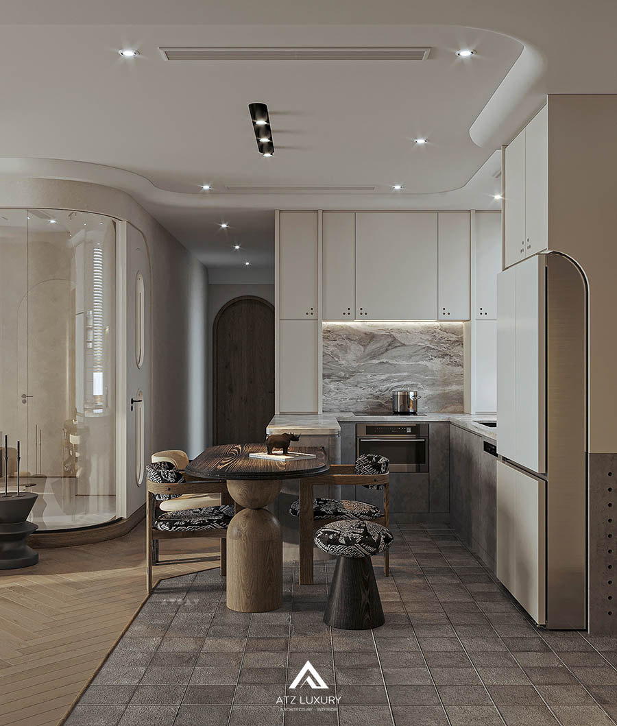 mẫu chung cư Wabi Sabi