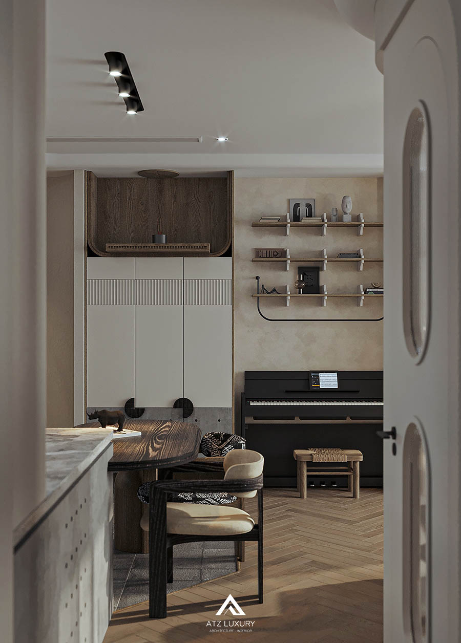 mẫu chung cư Wabi Sabi