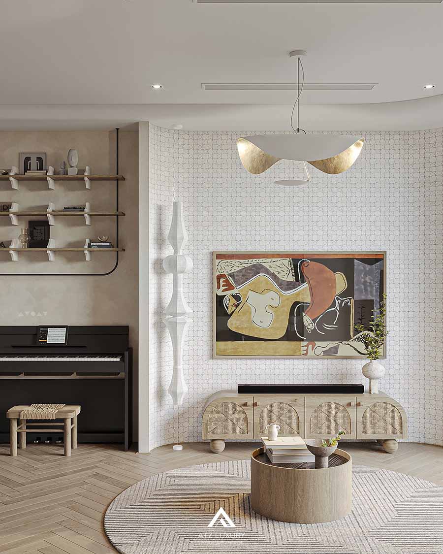 mẫu chung cư Wabi Sabi