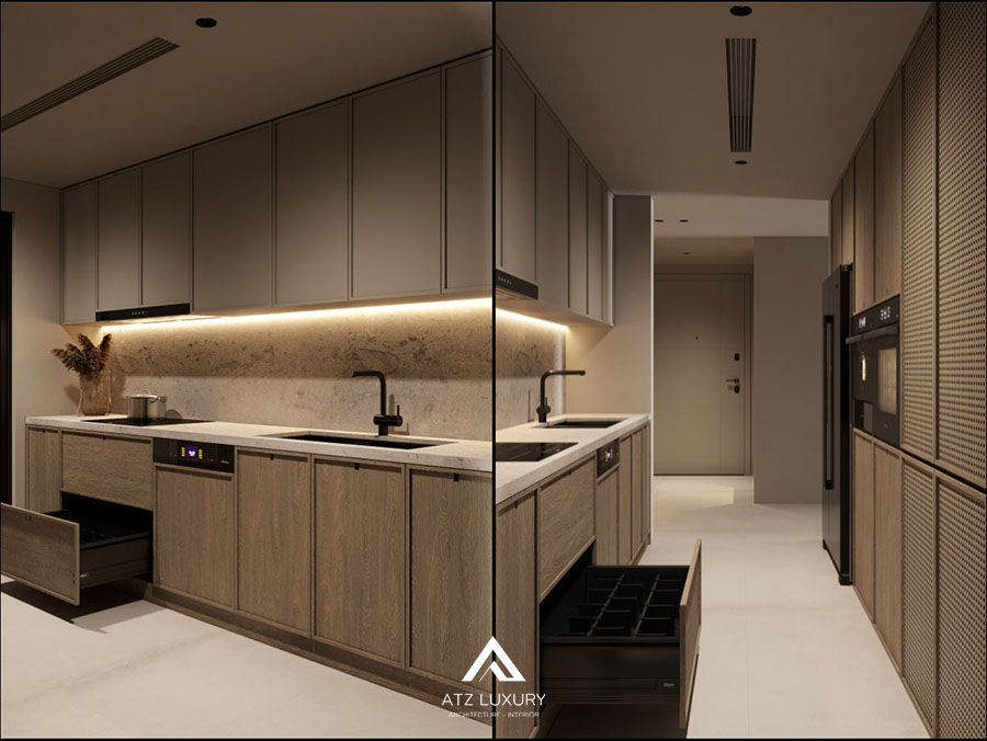 mẫu thiết kế căn hộ phong cách Wabi Sabi