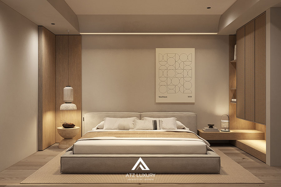 mẫu thiết kế căn hộ phong cách Wabi Sabi