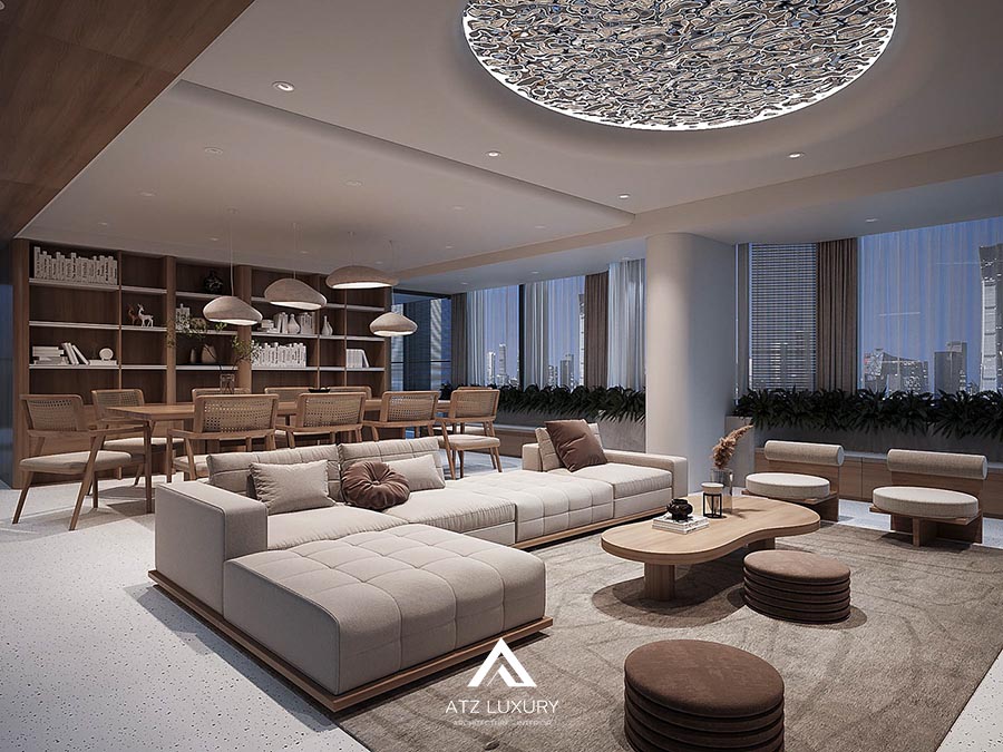 Nội thất căn hộ phong cách Japandi đẹp