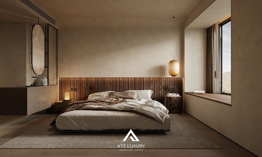 Mẫu nội thất căn hộ phong cách Wabi Sabi