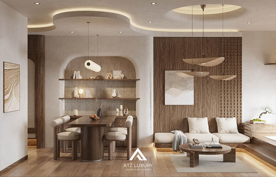 nội thất chung cư Wabi Sabi