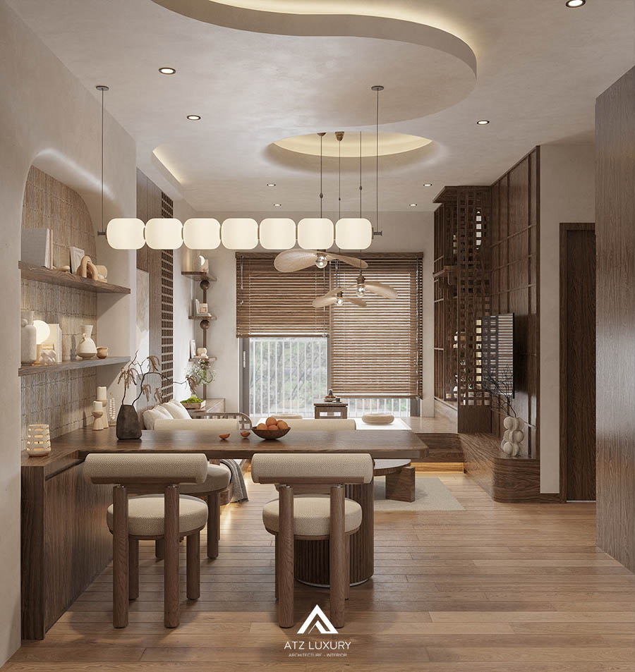 nội thất chung cư Wabi Sabi