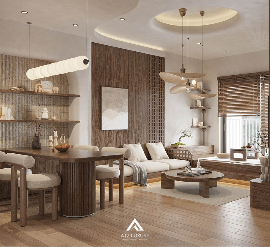 nội thất chung cư Wabi Sabi