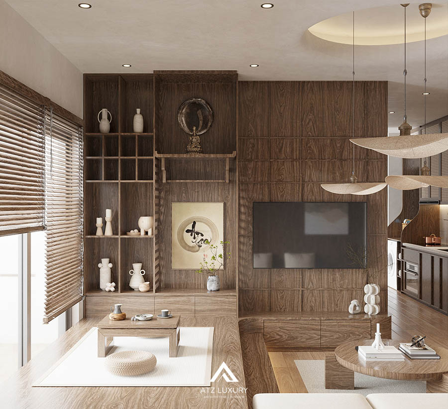 nội thất chung cư Wabi Sabi