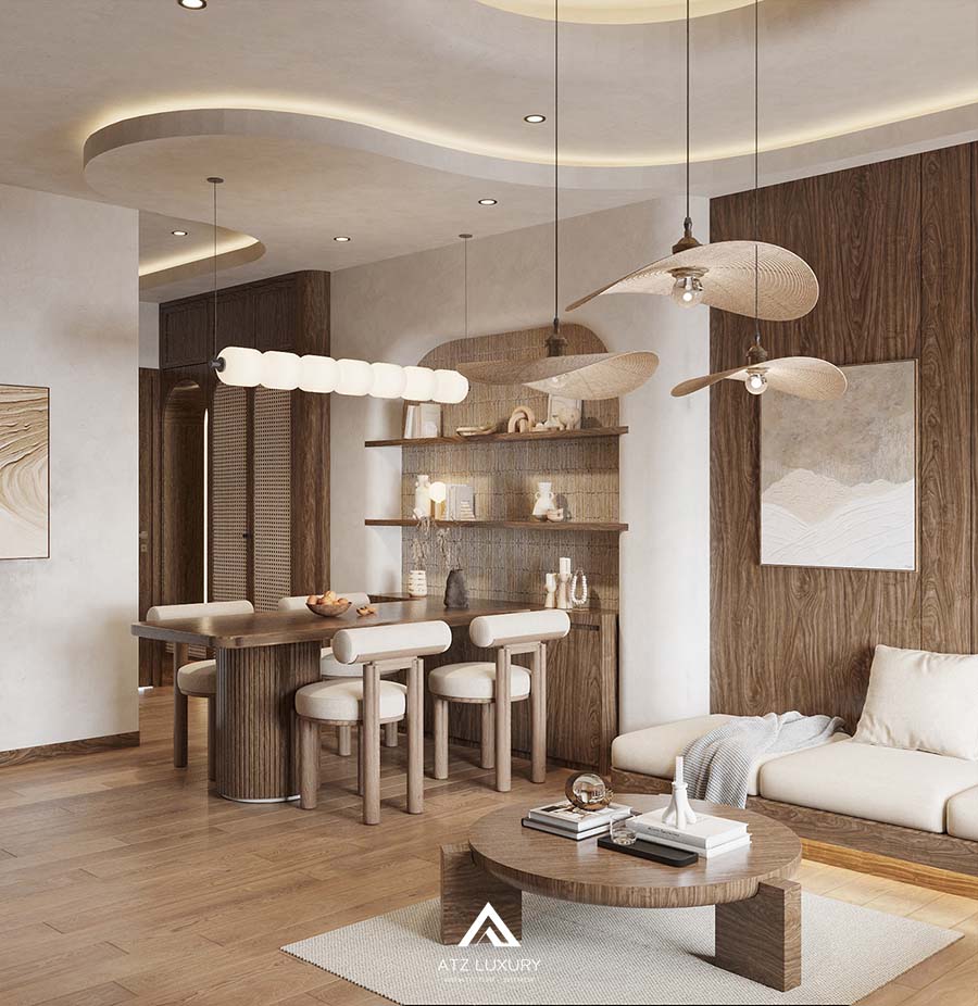 nội thất chung cư Wabi Sabi