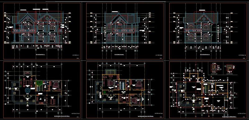 Tải Bản Vẽ File CAD Biệt Thự Miễn Phí Mới Nhất 4 Tải Bản Vẽ File CAD Biệt Thự Miễn Phí Mới Nhất 4