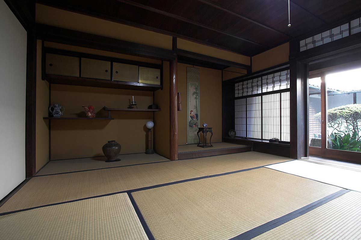 Sàn tatami trong phòng khách kiểu Nhật