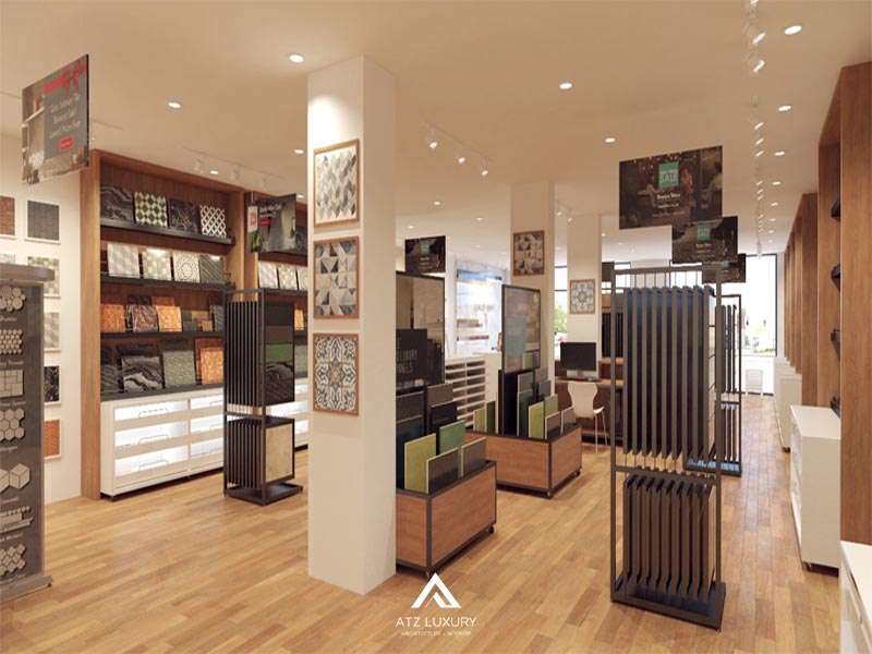 thiet ke showroom gach op lat dep 12