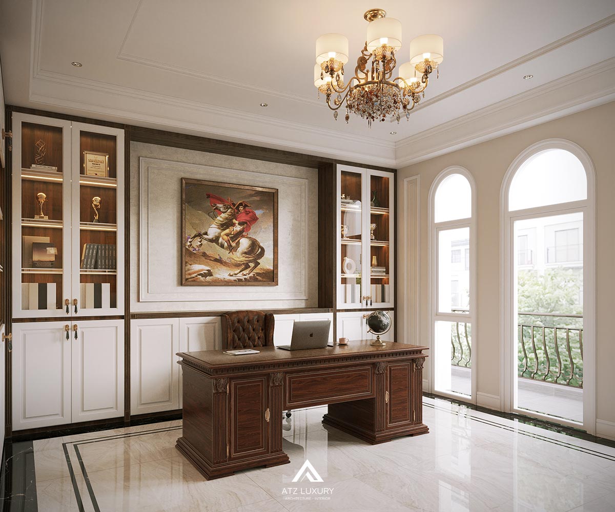 Mẫu thiết kế nội thất biệt thự Louis City Đại Mỗ
