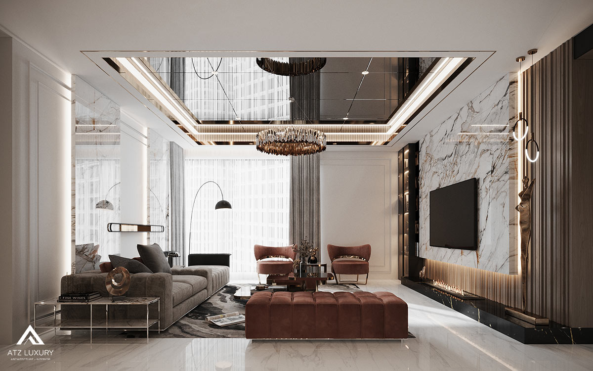 Mẫu thiết kế nội thất chung cư BRG 25 Lê Văn Lương