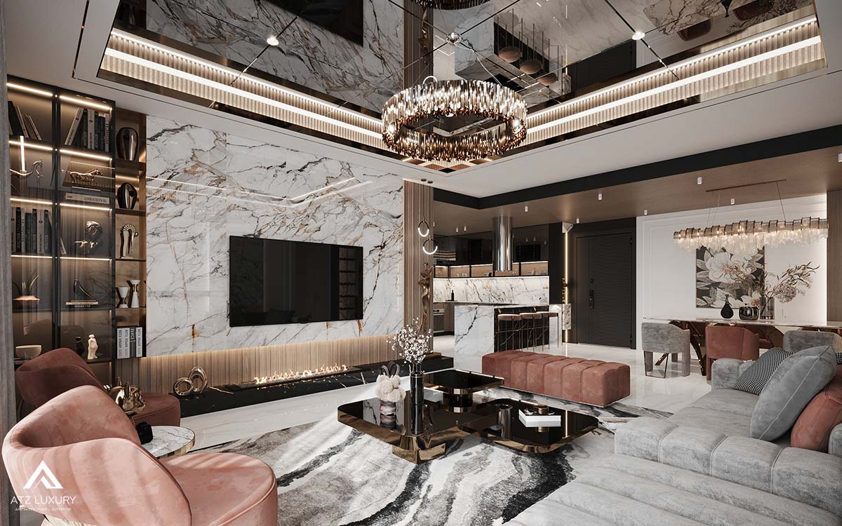 Mẫu thiết kế nội thất chung cư BRG 25 Lê Văn Lương