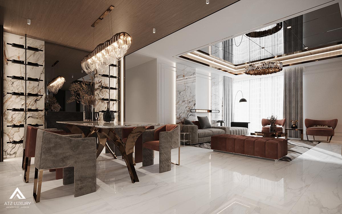 Mẫu thiết kế nội thất chung cư BRG 25 Lê Văn Lương
