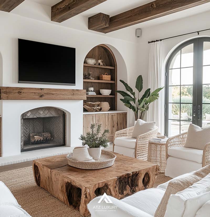 đặc trưng phong cách Rustic