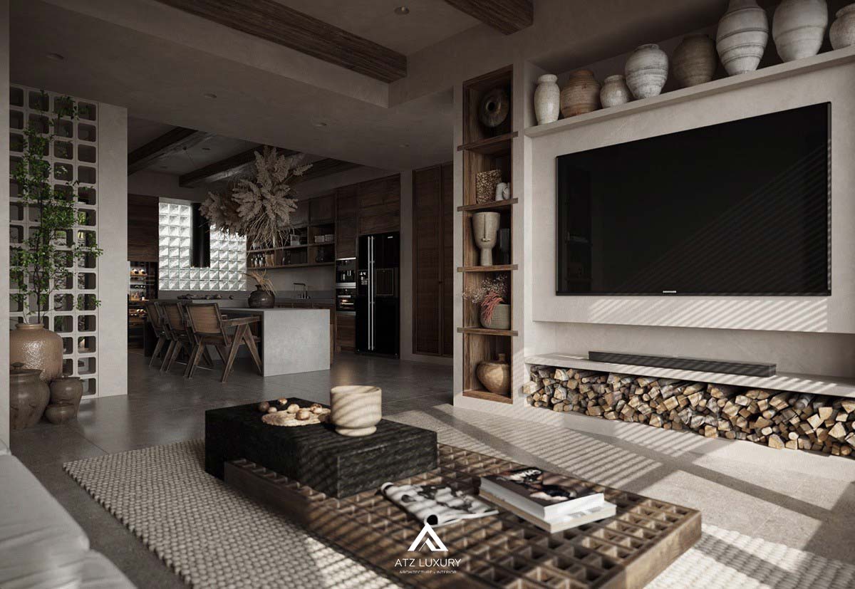 Rustic mang đậm nét mộc mạc, giản dị nhưng vẫn đầy đủ tiện nghi