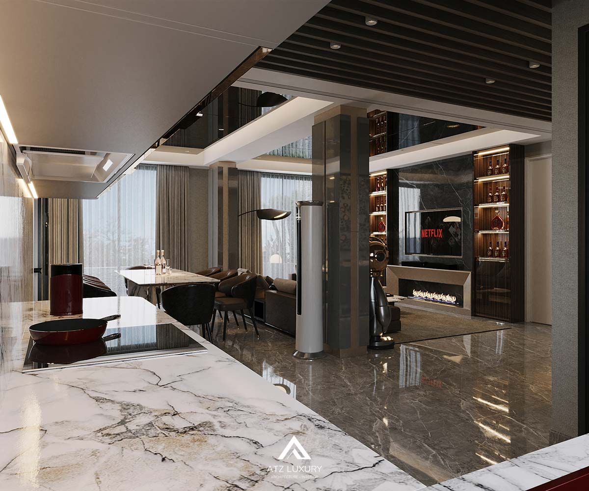 Thiết kế nội thất căn hộ Penthouse Vinhomes Imperia Hải Phòng