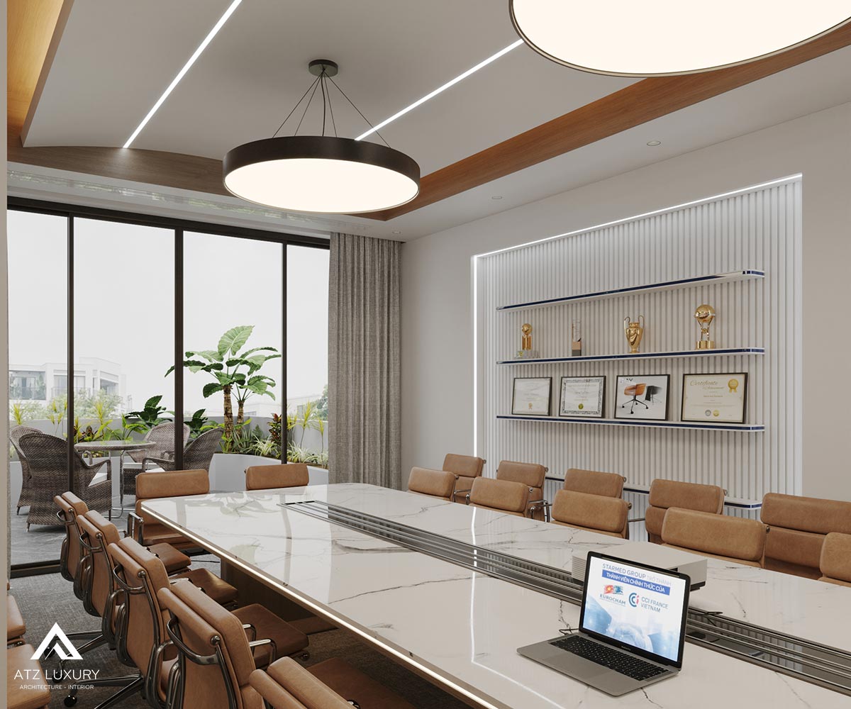 Thiết kế văn phòng Tập đoàn dược phẩm Starmed chi nhánh TPHCM