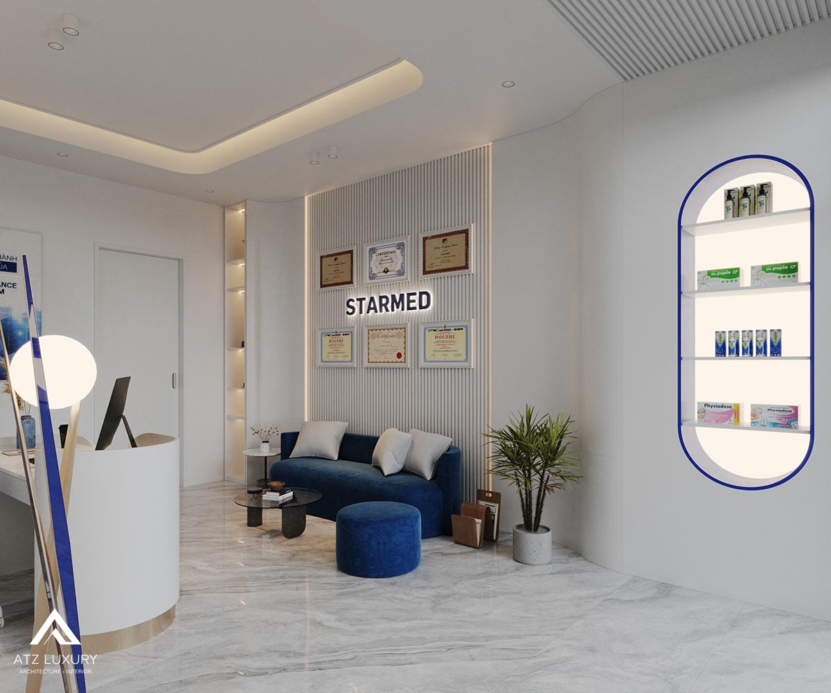 Thiết kế văn phòng Tập đoàn dược phẩm Starmed chi nhánh TPHCM