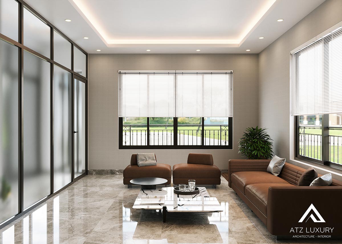 Thiết kế văn phòng nhà điều hành nhà máy sợi Bluetex- Thái Bình