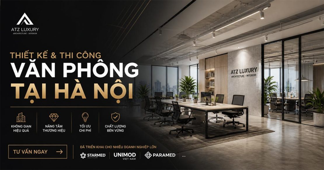 thiết kế thi công văn phòng Hà Nội