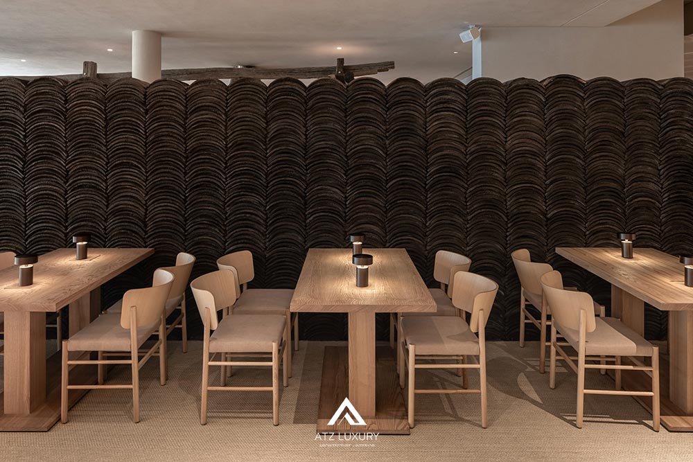 thiet ke noi that nha hang 200m2 hien dai toi gian (2) Thiết kế nội thất nhà hàng 200m2 hiện đại, tối giản