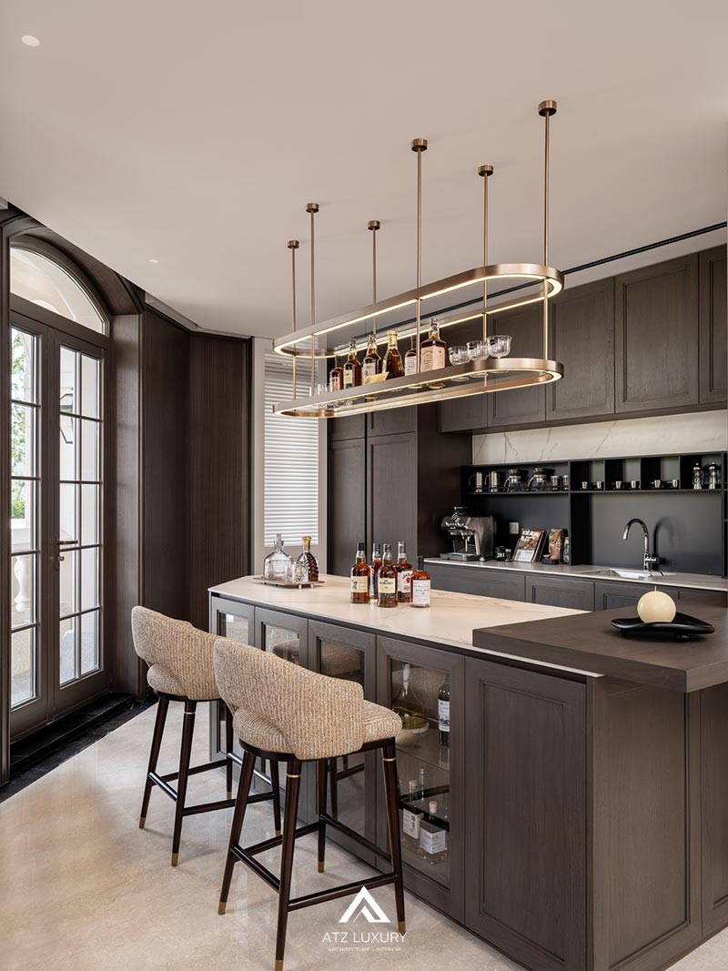 Mẫu nội thất biệt thự tân cổ điển kiểu Pháp