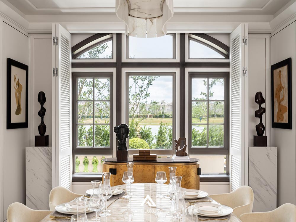 Mẫu nội thất biệt thự tân cổ điển kiểu Pháp