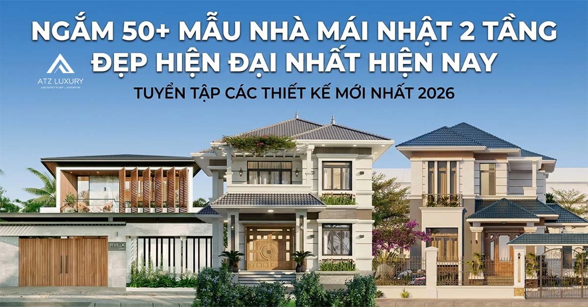 thiet ke nha mai nhat 2 tang dep