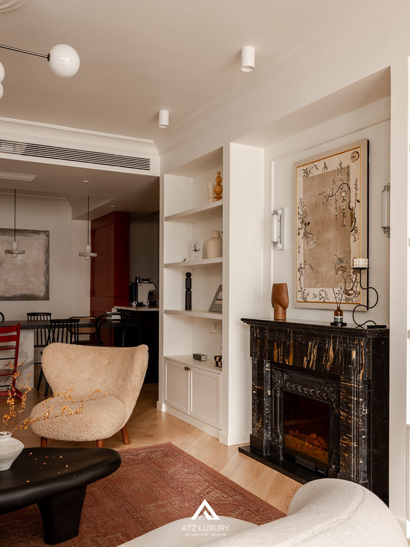 thiết kế nội thất chung cư 70m2 phong cách Pháp thiết kế nội thất chung cư 70m2 phong cách Pháp