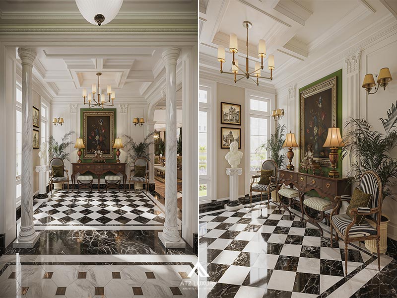 phong cach thiet ke noi that Traditional