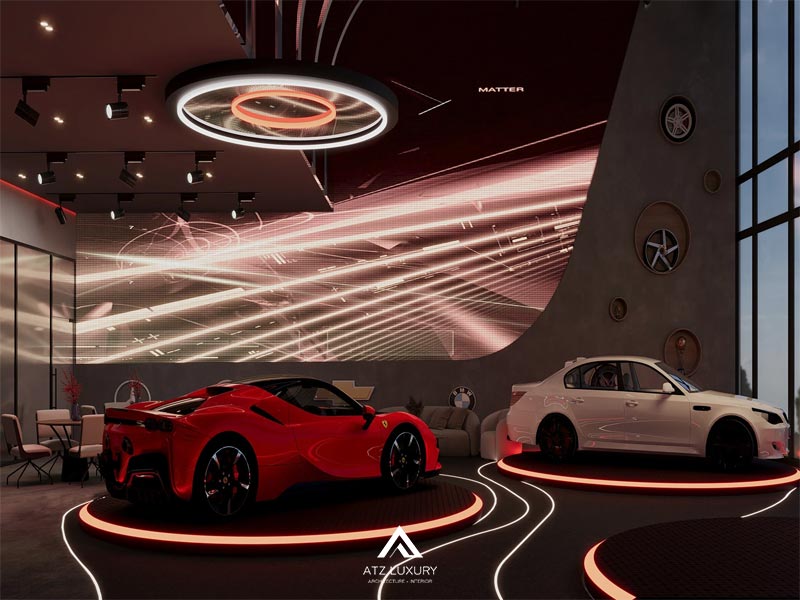 thiet ke showroom o to 7