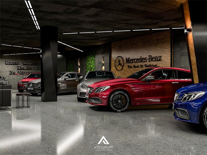 thiet ke showroom o to 9