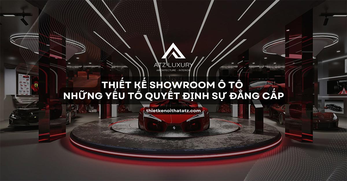 Thiết kế showroom ô tô và những yếu tố quyết định sự đẳng cấp