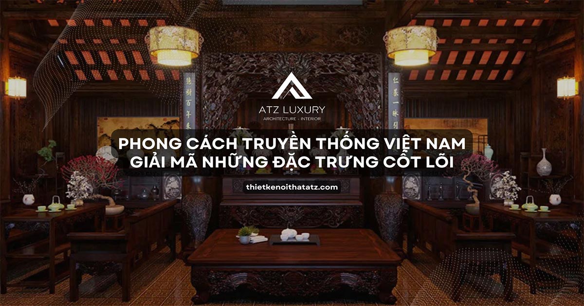 Phong cách nội thất truyền thống Việt Nam