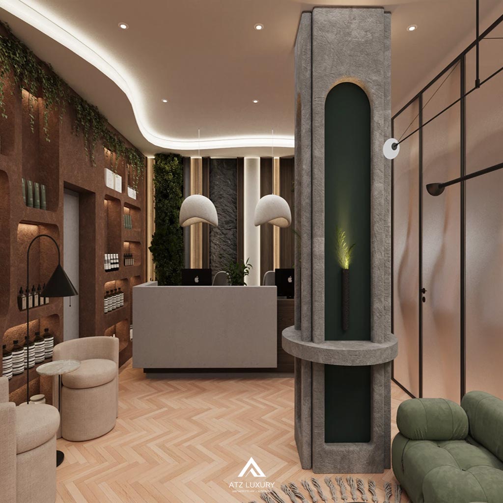 thiet ke spa cham soc suc khoe 200m2