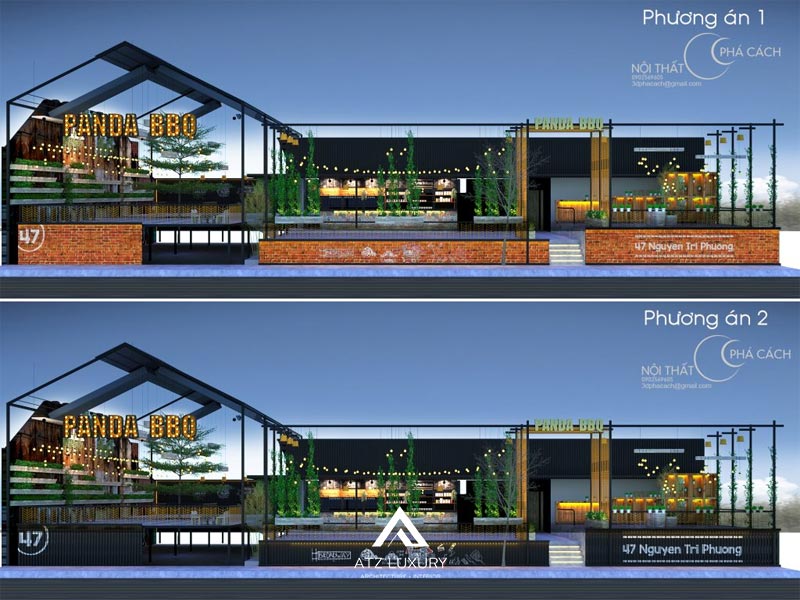 cong ty thiet ke thi cong nha hang tai tphcm 9