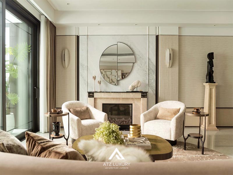 mau thiet ke noi that phong khach tan co dien dep 1