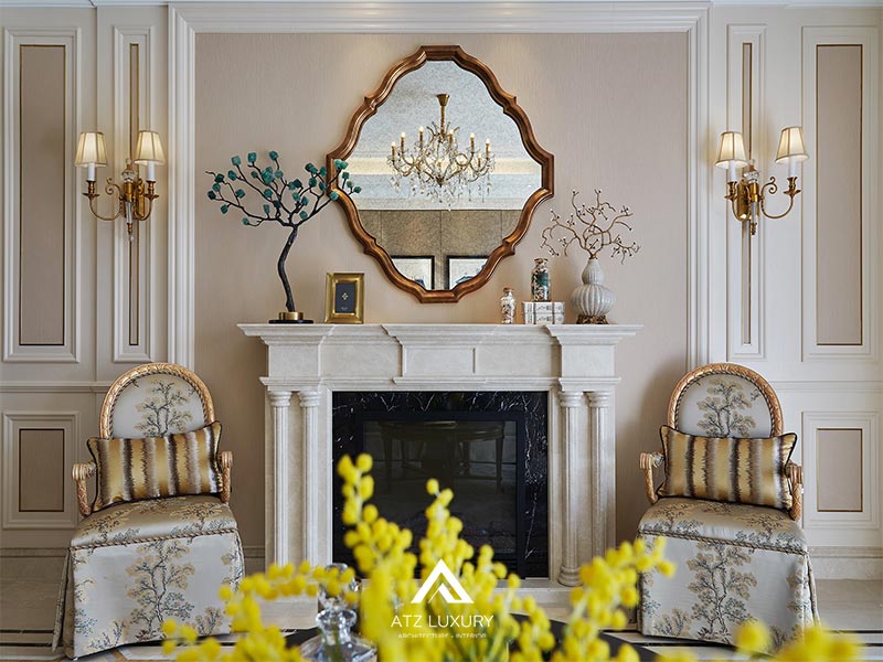 mau thiet ke noi that phong khach tan co dien dep 10