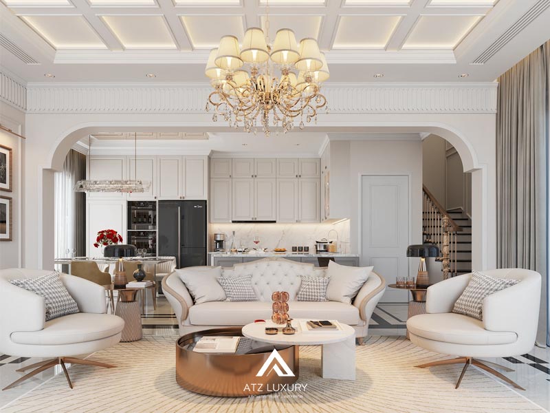 mau thiet ke noi that phong khach tan co dien dep 27