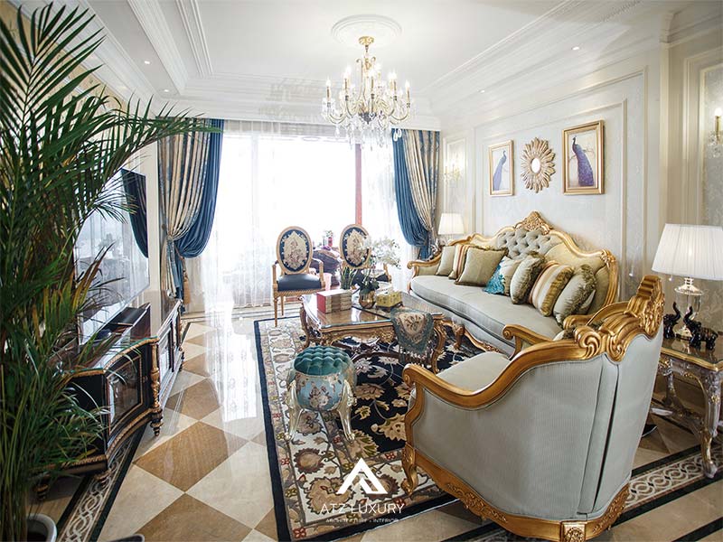 mau thiet ke noi that phong khach tan co dien dep 31