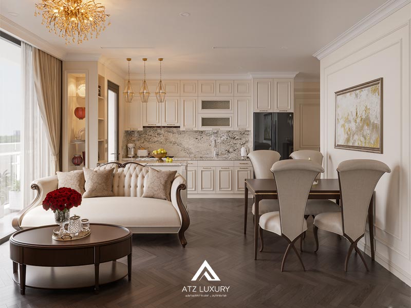 mau thiet ke noi that phong khach tan co dien dep 38