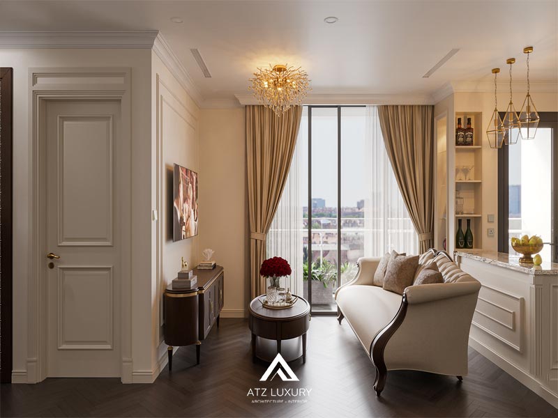 mau thiet ke noi that phong khach tan co dien dep 39