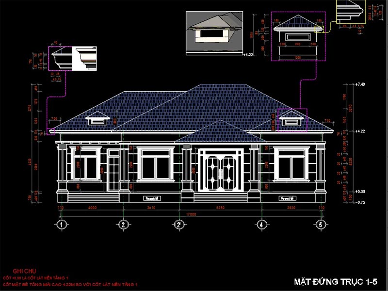 tai file cad nha cap 4 mien phi 1